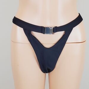 Miss Circle Black  Bikini Bottom
